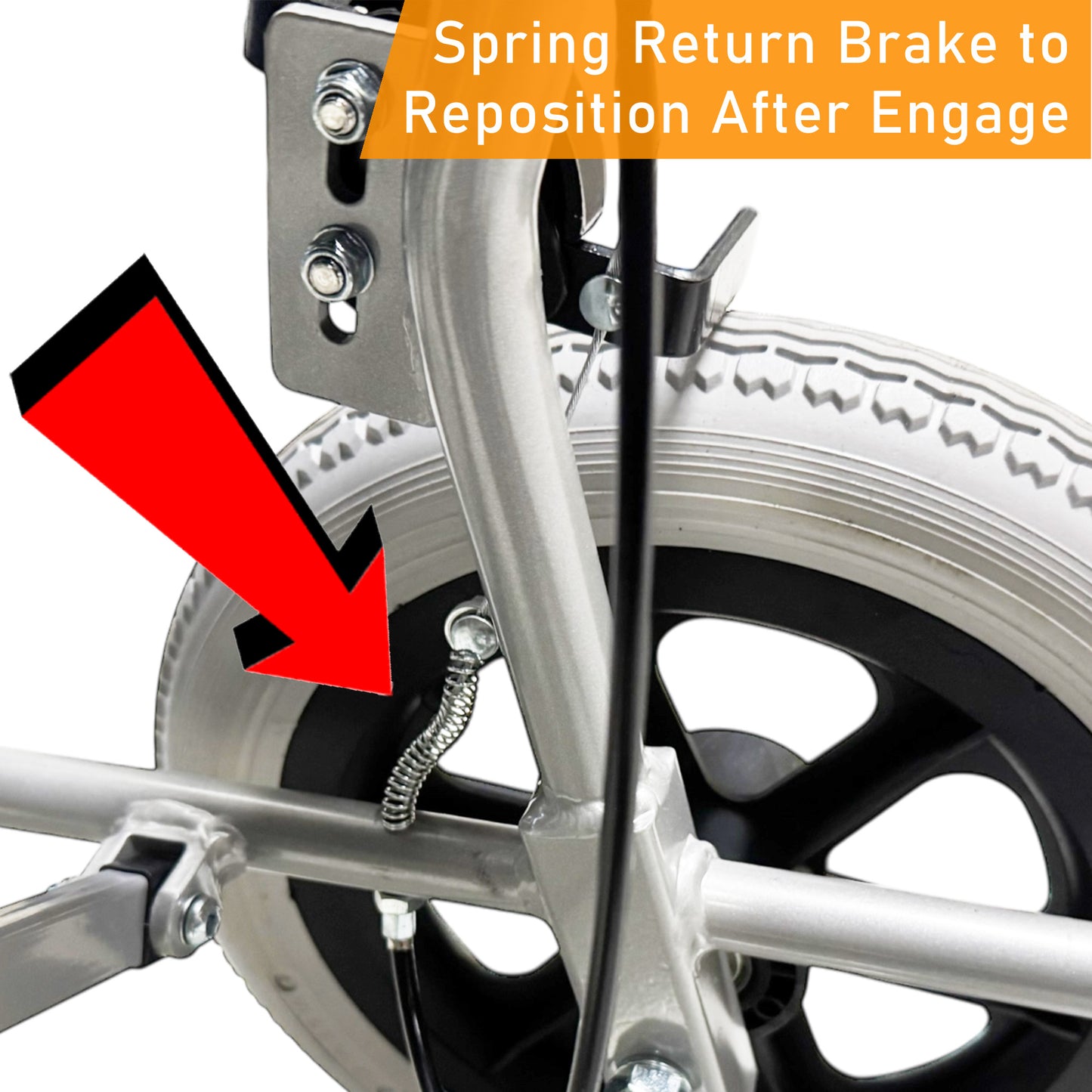 ViN 32ASAT | Pushchair - Fixed Armrest - Retractable Footrest - Anti Tipper