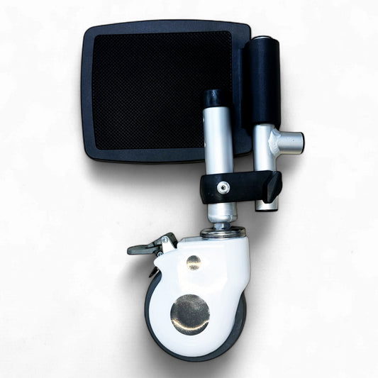 Spare Parts - 1 x Front Wheels with Footrest - Model ViN-Z05 Commode - FREE SHIPPING