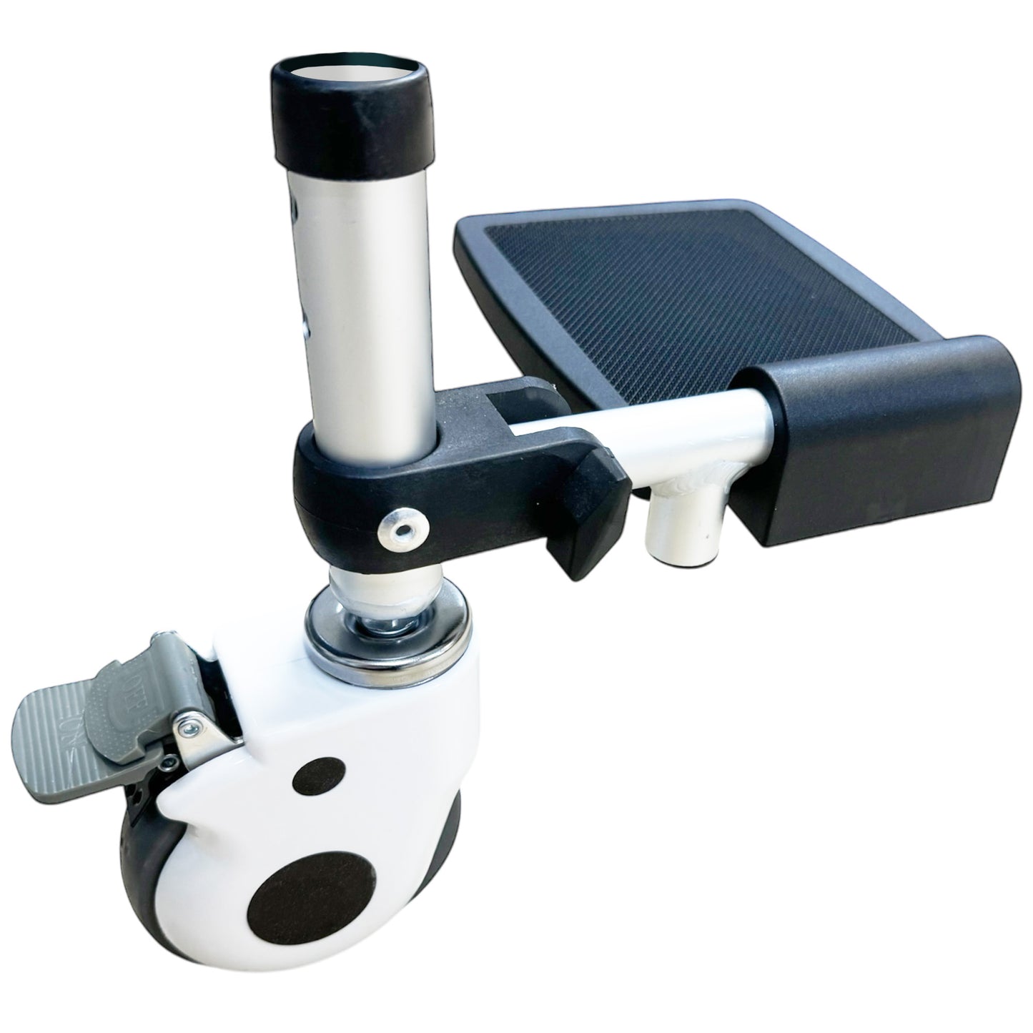 Spare Parts - 1 x Front Wheels with Footrest - Model ViN-Z05 Commode - FREE SHIPPING