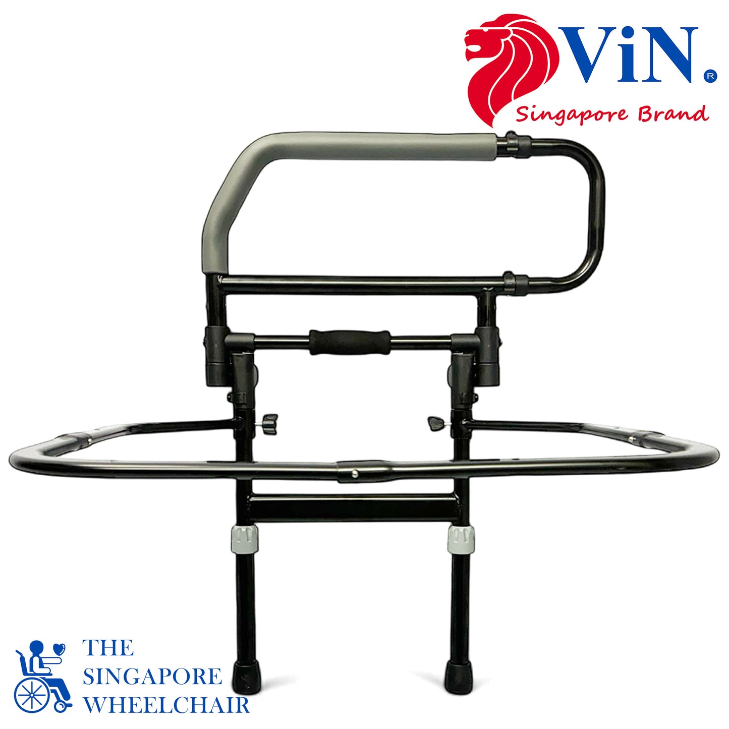 ViN BR03 | Bedside Rail with Legs Foldable Flip Down Function