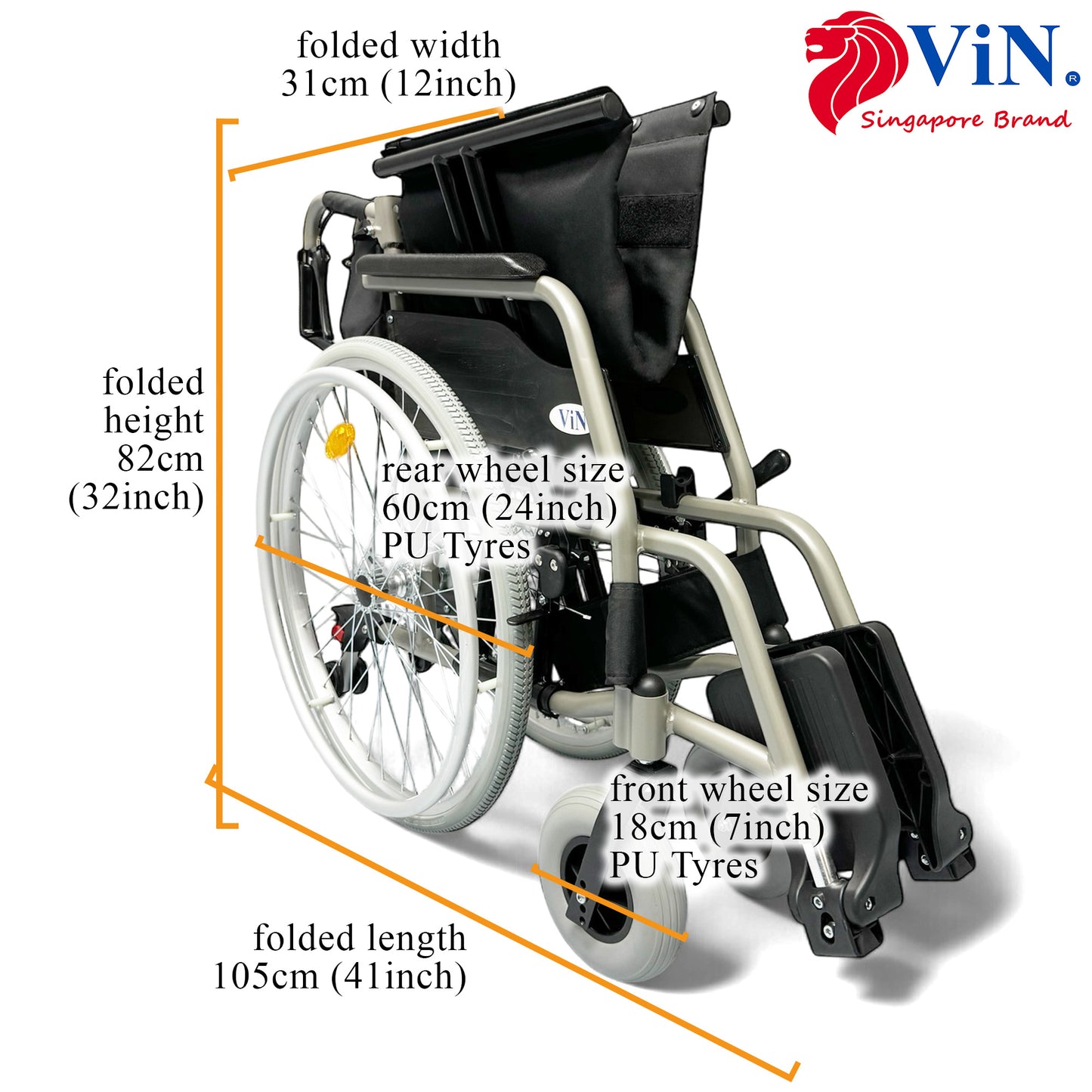 big lightweight wheelchair