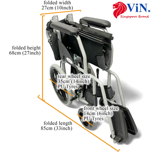 ViN-11AS | Pushchair - Fixed Armrest - Fixed Legrest