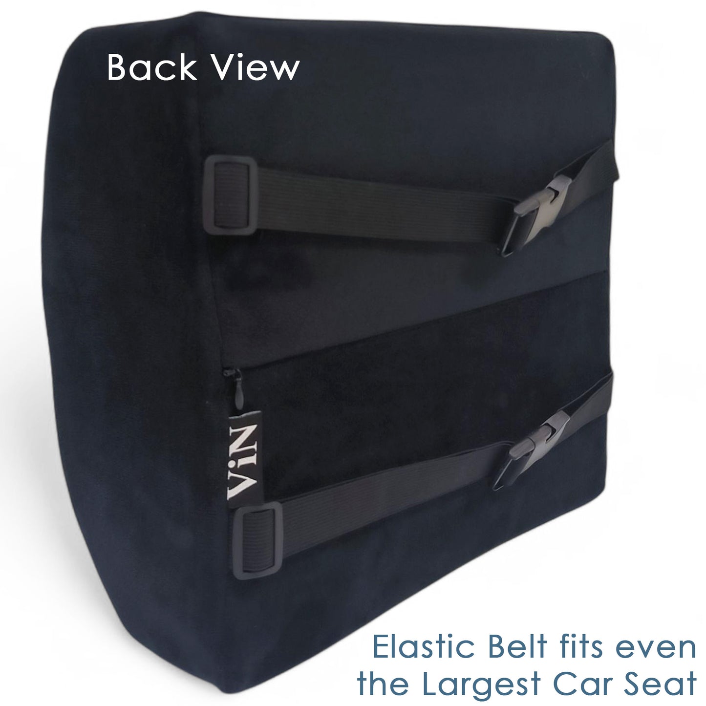 ViN B01 - Lumbar Pillow Back Pain Relief for Chair & Car with Velvet Cover