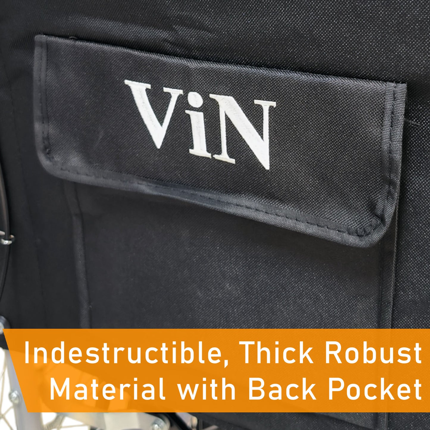 ViN-35AL | BIG Wheelchair - Hold 150 KG + 55 CM Seat Width + Self Propelled