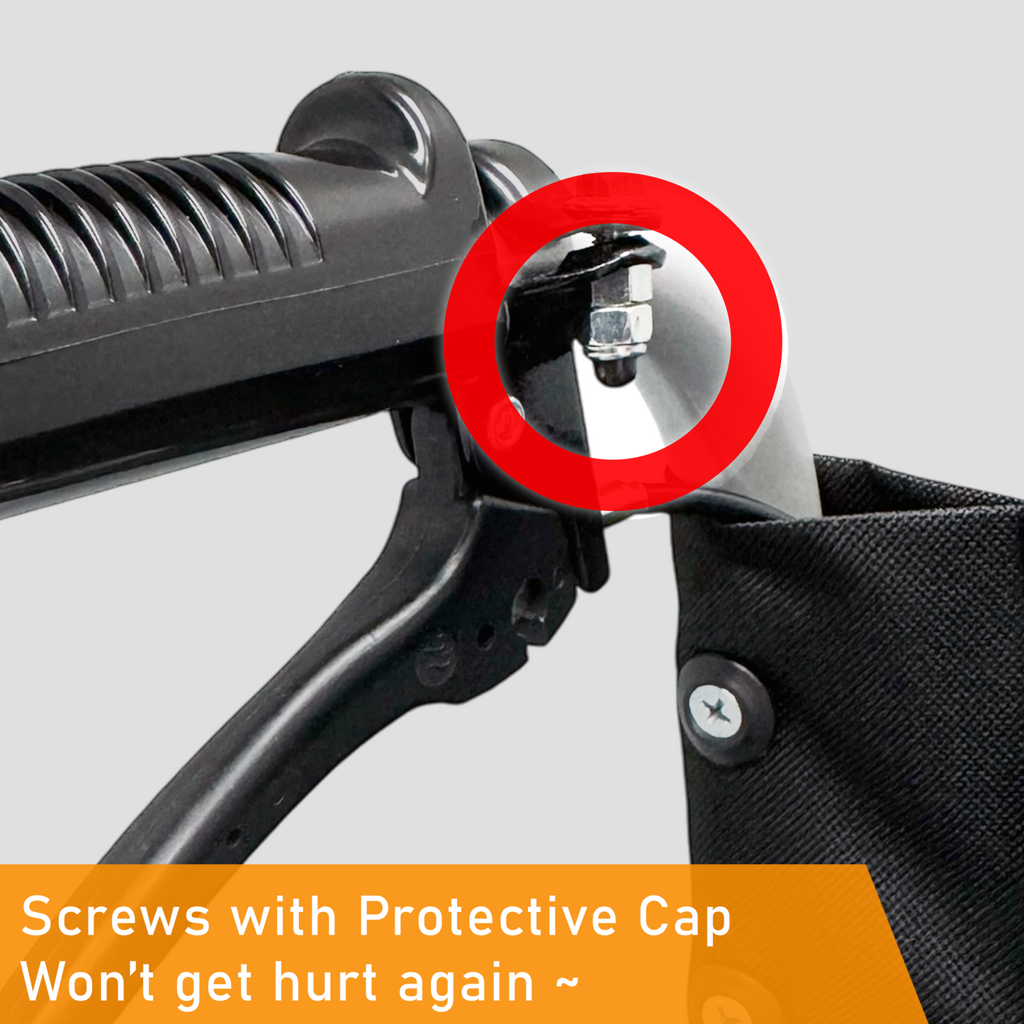 ViN 32ASAT | Pushchair - Fixed Armrest - Retractable Footrest - Anti Tipper