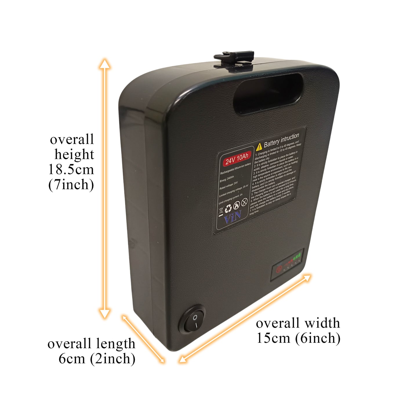 Spare Parts - 1 x Battery 24V 10AH - Model ViN-46A7