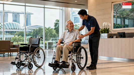 Corporate wheelchair solutions for businesses and facilities in Singapore.