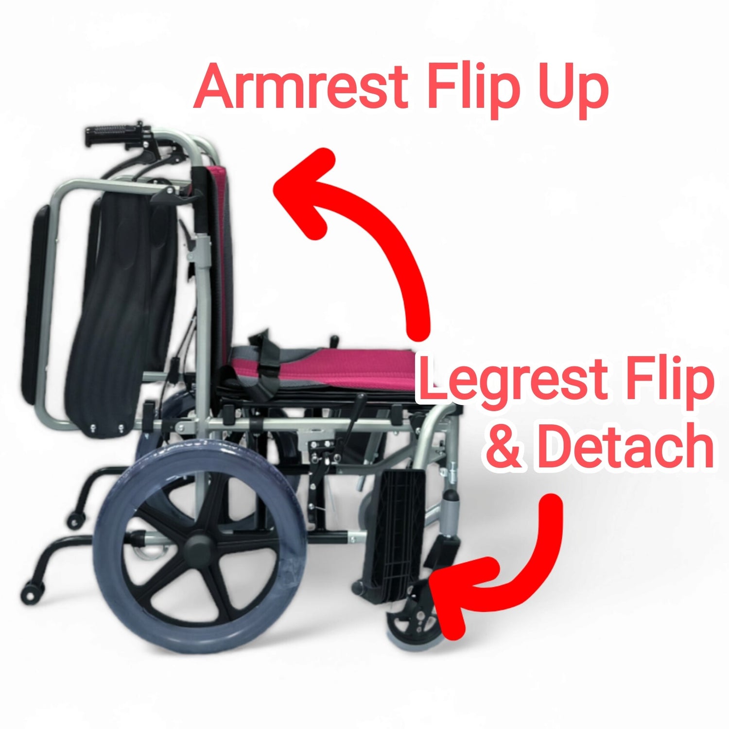 For Stroke Patients - Easy Transfer from the Side of the Wheelchair