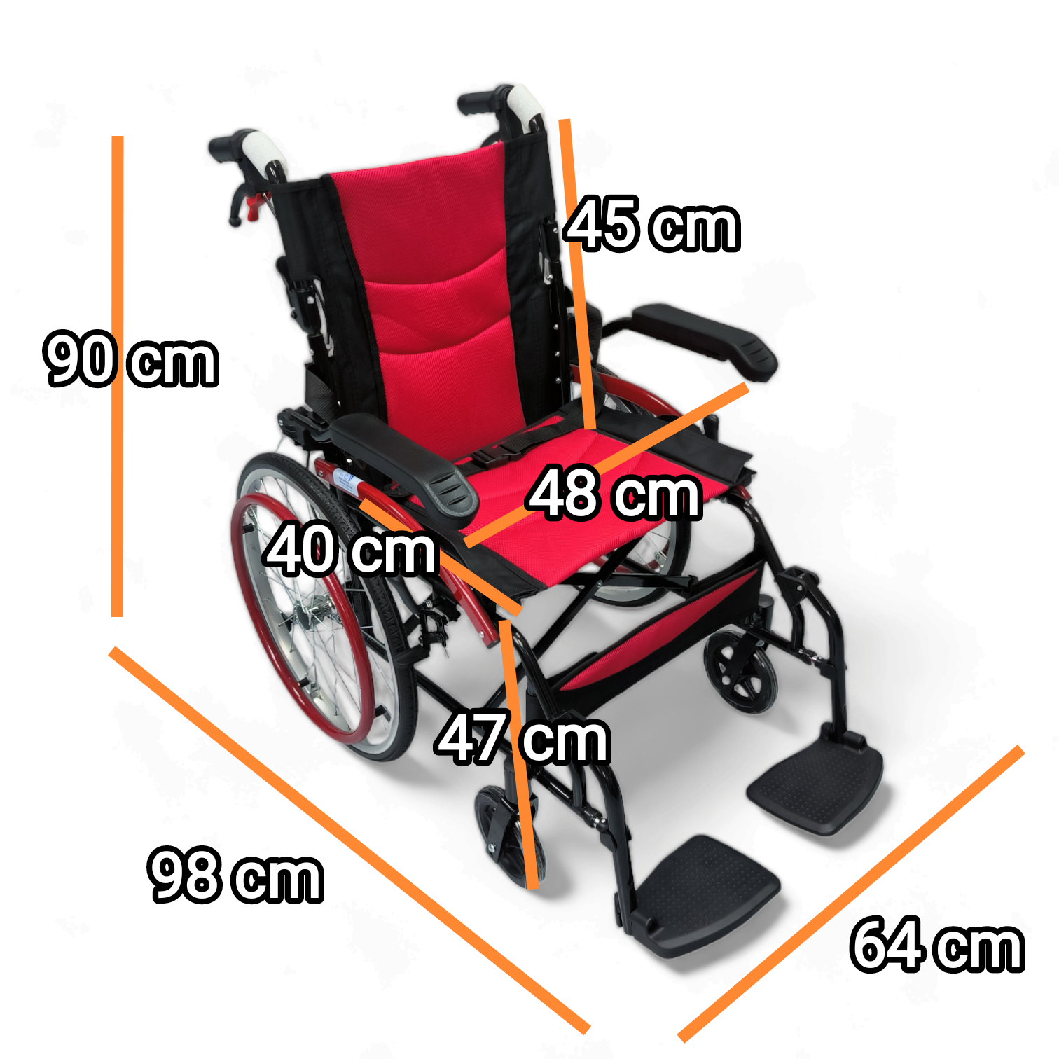 The Singapore Wheelchair Lightweight Foldable