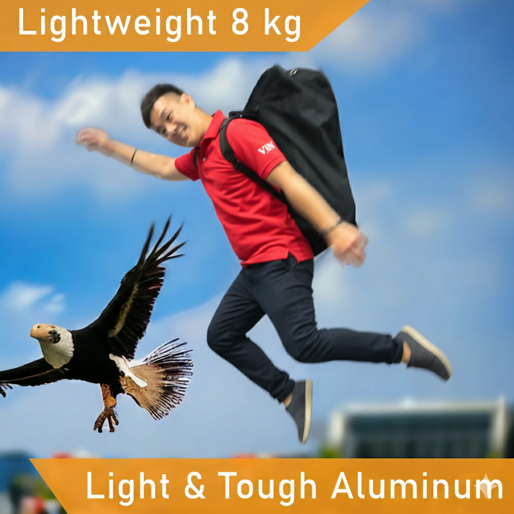 ViN-31A | Travel Pushchair - Lightweight 8 kg Pushchair Hold 100 Kg + Armrest Flip Up Function with Carrier bag