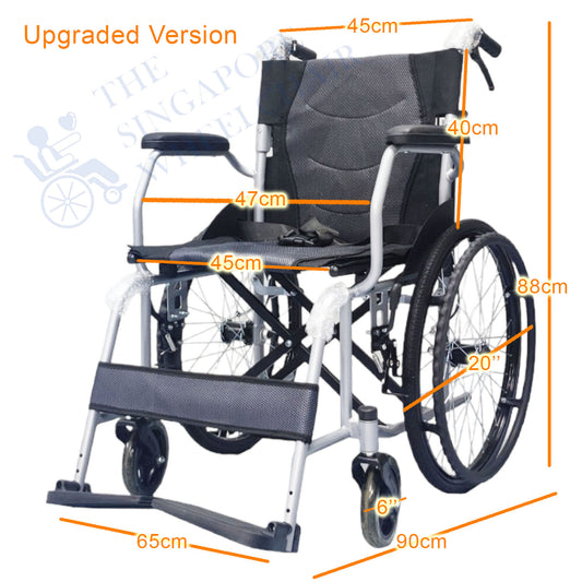 1.1 - "Model 17B2" - Wheelchair - Standard Wheelchair + Self Propelled