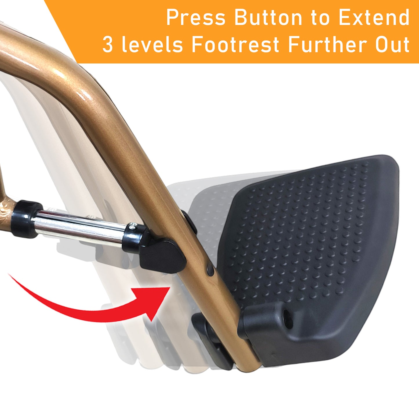 ViN-DY878 | Self Propelled Wheelchair + Washable Cushion + Flip-Up Armrest + Retractable Footrest + Anti Tipper