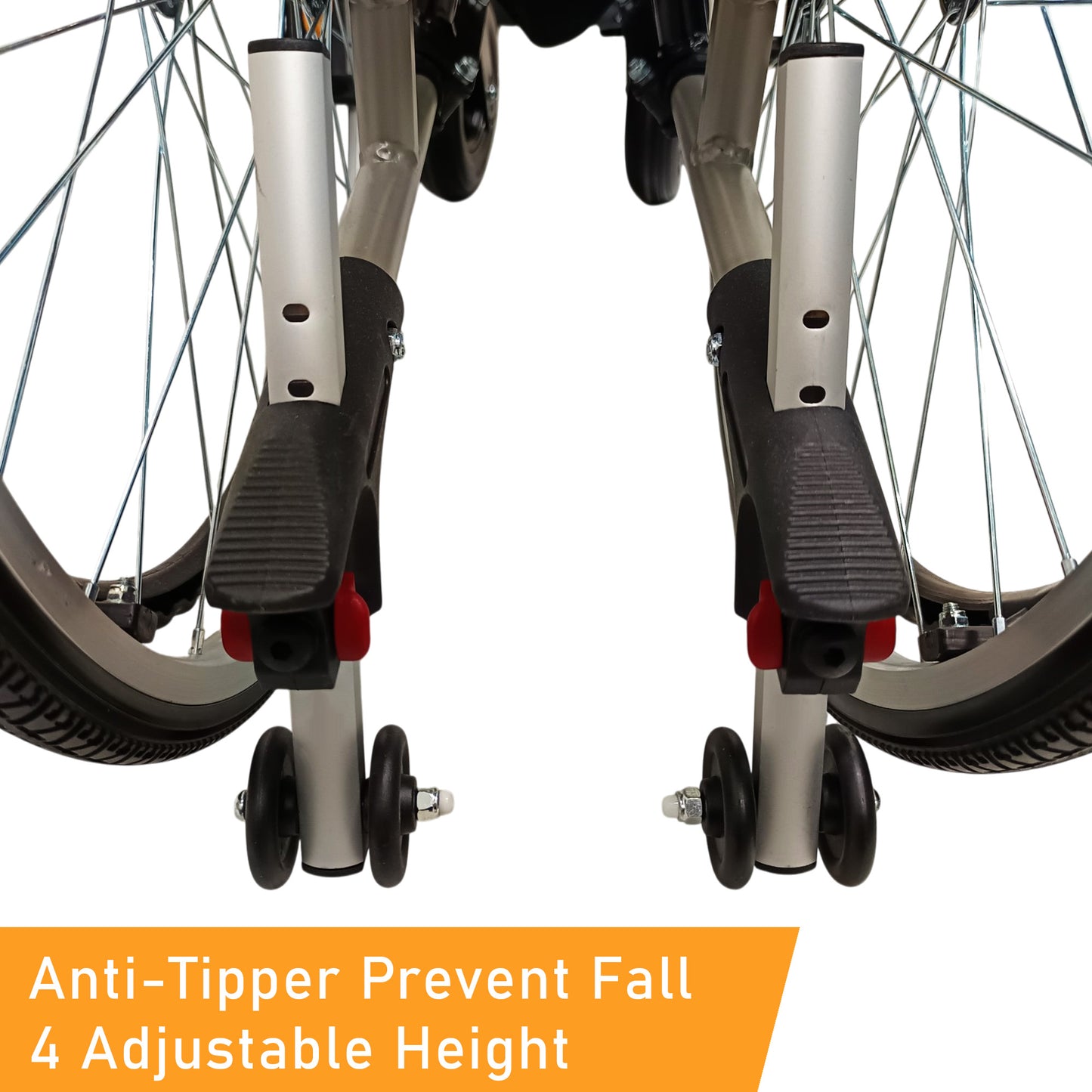 ViN-35AL Big Large Lightweight 13.8 kg Wheelchair 22" Seat Width [Holds 150kg]