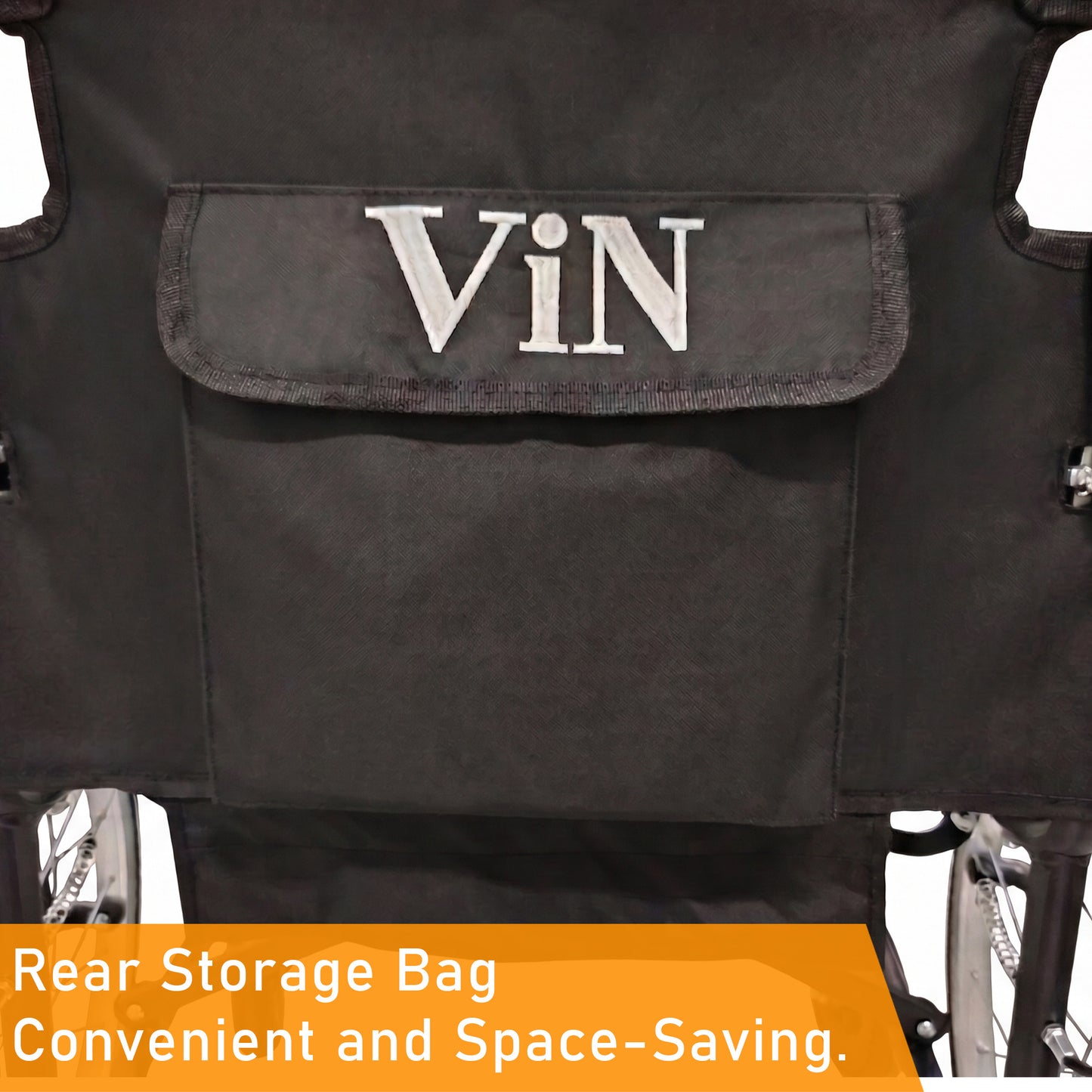 ViN-Curvi-S3 Foldable Wheelchair with Washable Cushion Self-Propelled