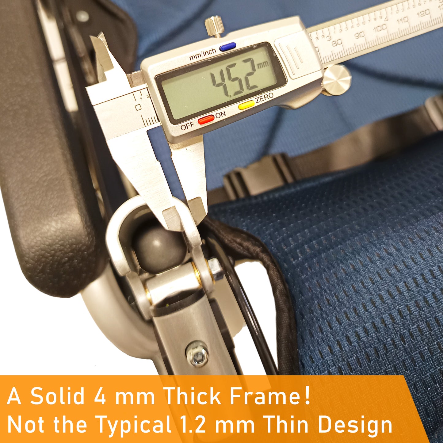 ViN-46A5M-20 Extra Wide Detachable Wheelchair 20" Seat [Hold 120kg] Self Propelled