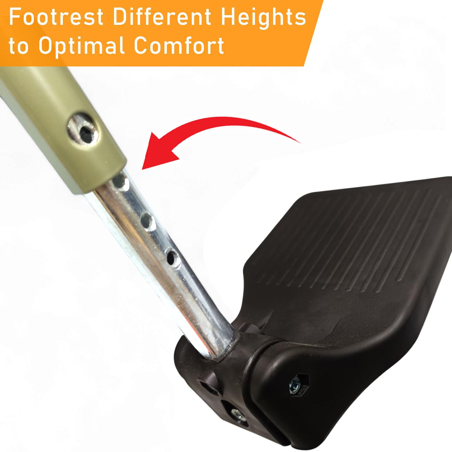 ViN-46AL Heavy Duty BIG Wheelchair 22" Wide Seat [Holds 150kg]
