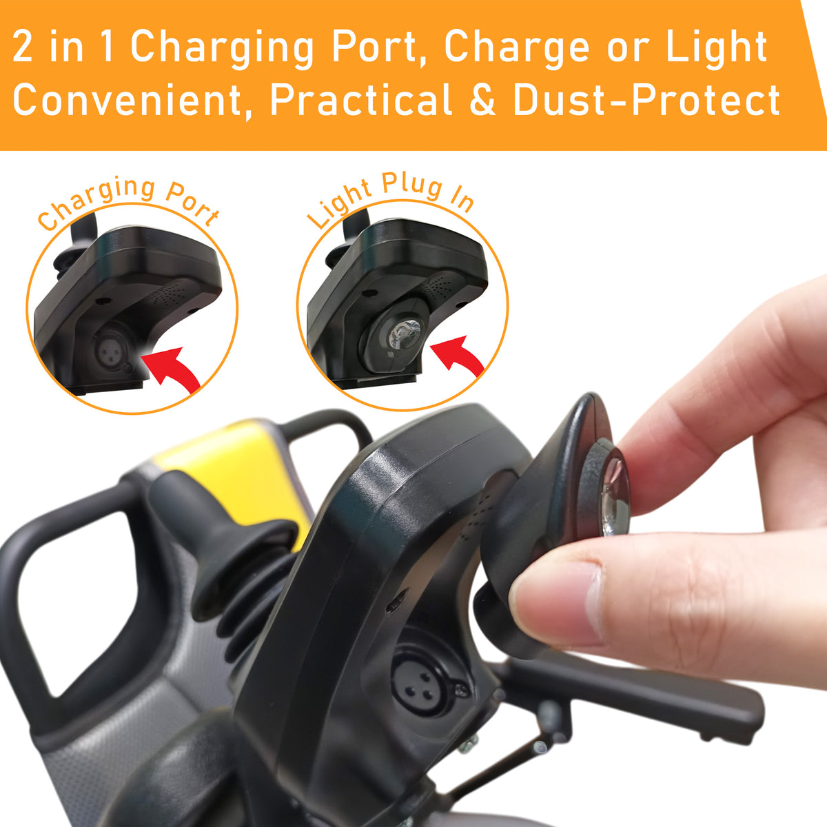 ViN-46A9 | Motorised Electric Wheelchair + LTA Approved + Long-lasting battery life + Thick Aluminum Anti Rust + Armrest Flip Up + Anti-Tipper