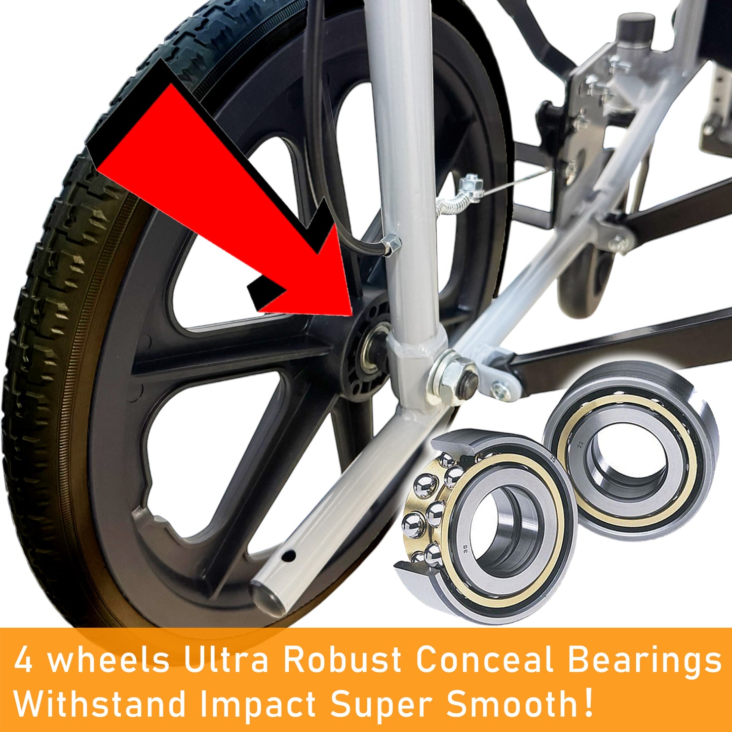 ViN-11AS Lightweight Standard Wheelchair 11kg [Pushchair]