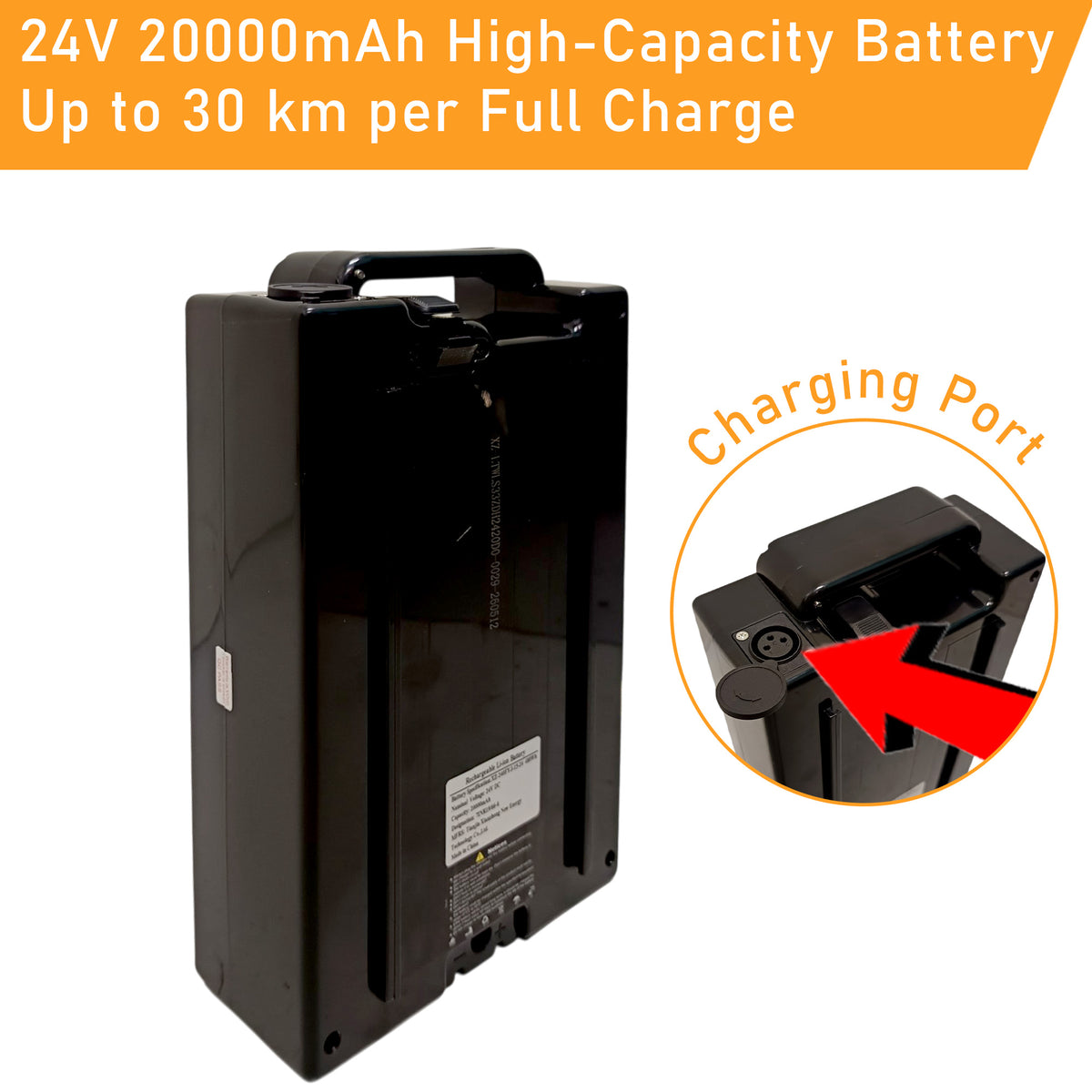 ViN-BAT-24V20AH - Spare Parts - 1 x Battery 24V 20000mAH for Model ViN-46A9