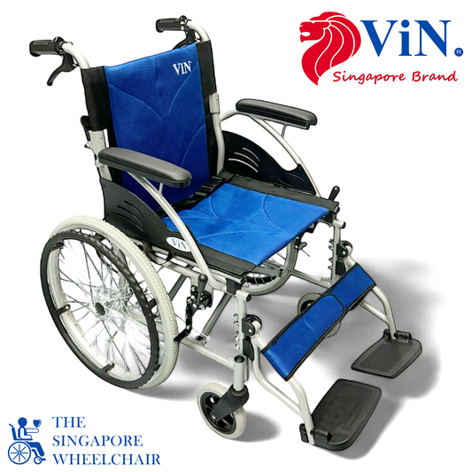 ViN 32A | Self Propelled Wheelchair - Fixed Armrest - Retractable Footrest