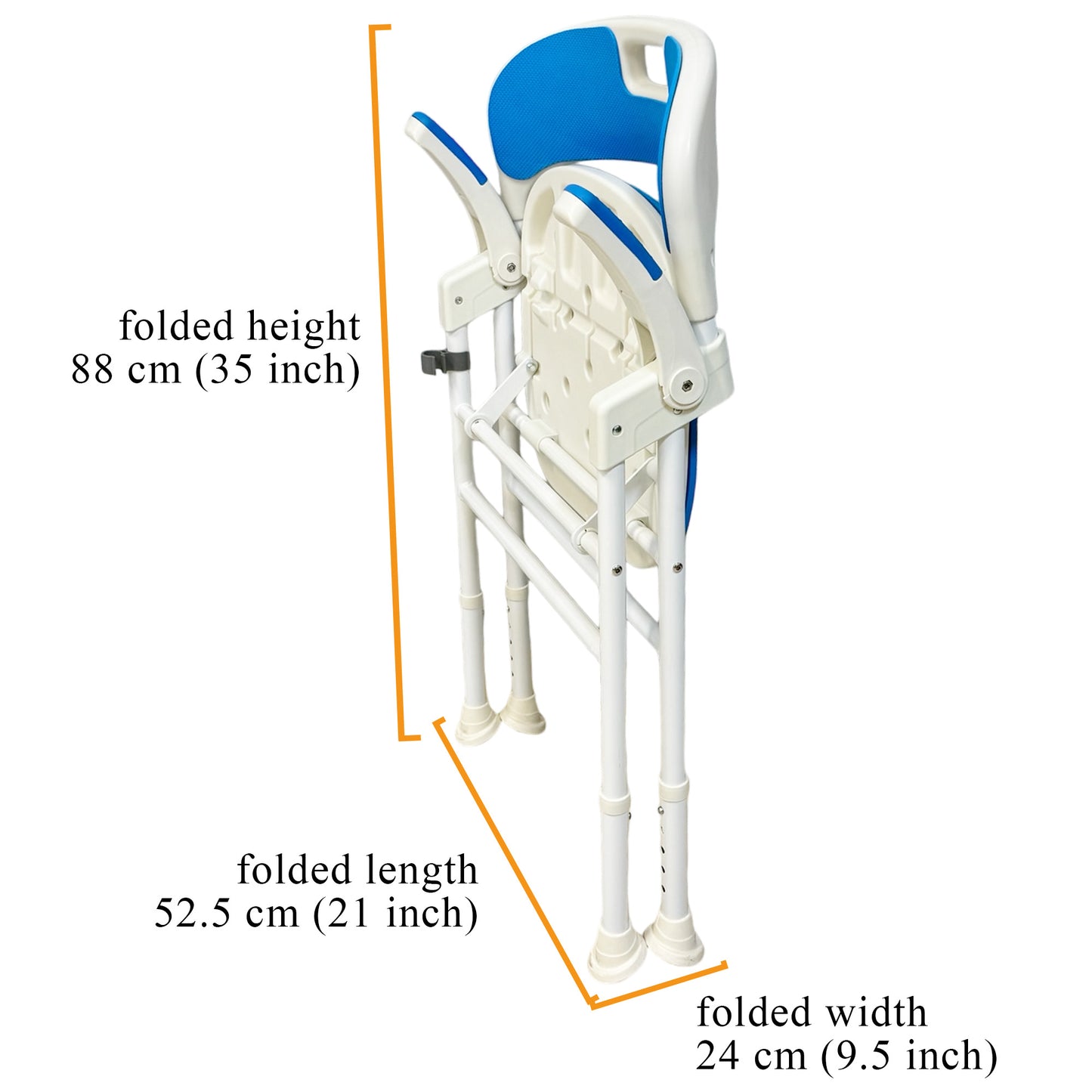 ViN 6603L | Shower Chair - Foldable + Adjustable height
