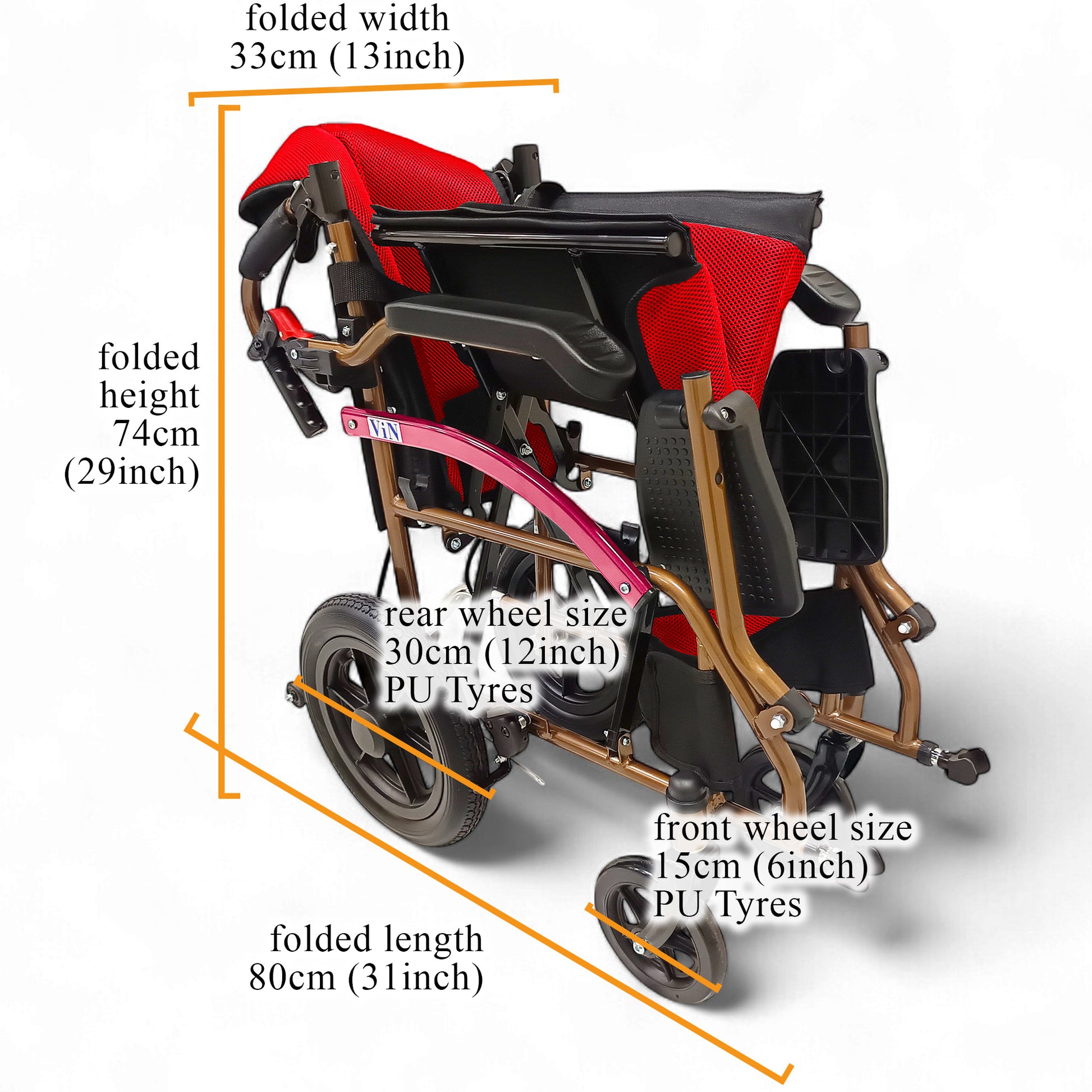 Pushchair , Wheelchair , Aluminum Lightweight & Anti Rust , Washable Cushion , Armrest Lift Up , Retractable Footrest , Anti Tipper