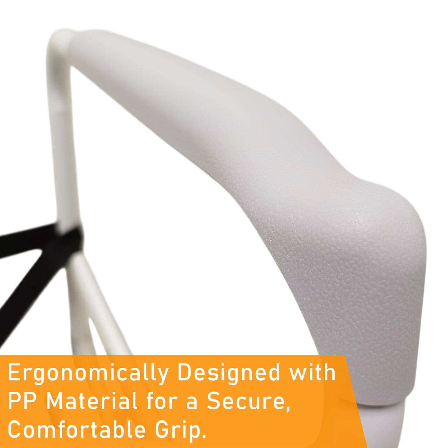 ViN-THR01 | Adjustable Toilet Bowl Armrest + Height & Width Adjustable + 4 Anti-Slip Suction Cup Feet + Dual Clamp system + Multiple Angle Control + Fits any toilet