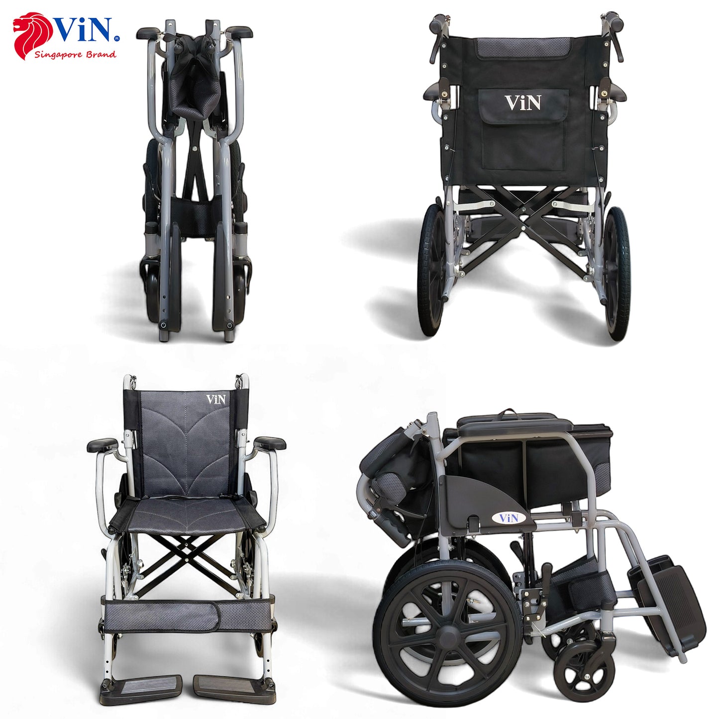 ViN-11AS Lightweight Standard Wheelchair 11kg [Pushchair]