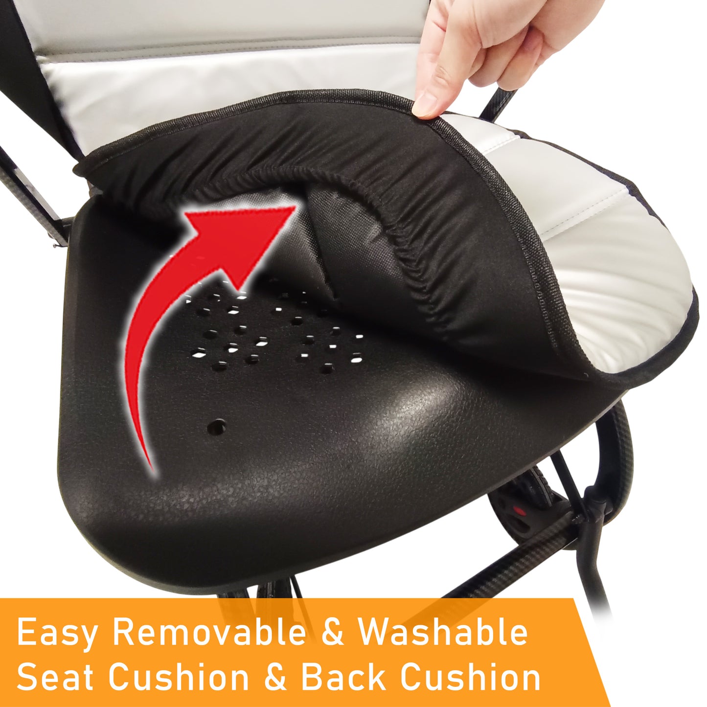 ViN-Q19 | Travel Recliner Pushchair - Flip-up Armrest & Footrest + Haversack bag Carrier + Cabin Approved Size + Adjustable Headrest