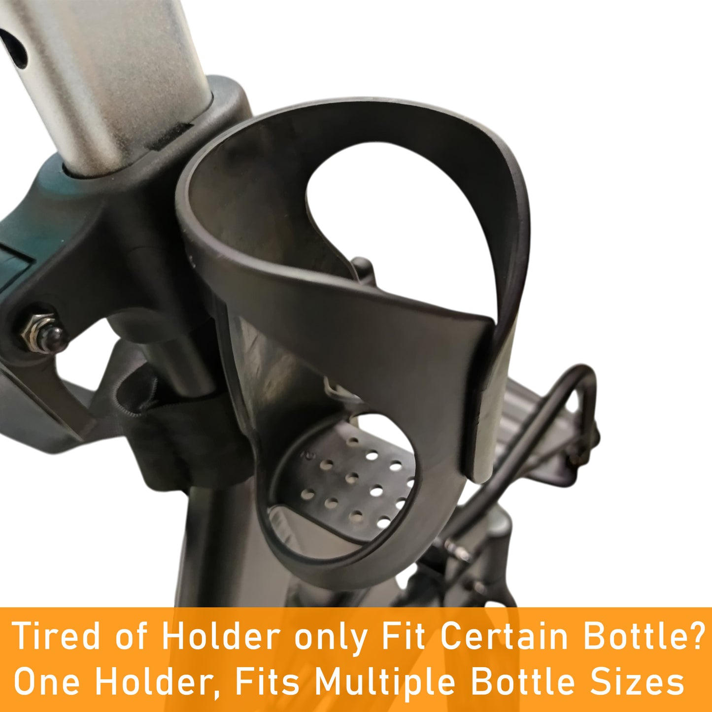 Rollator with wider seat, Adjustable Height Handle, Flip-up Footrest, Lightweight Anti Rust, Removable Rollator Storage Bag, Dual Brake System. Comfortable and portable