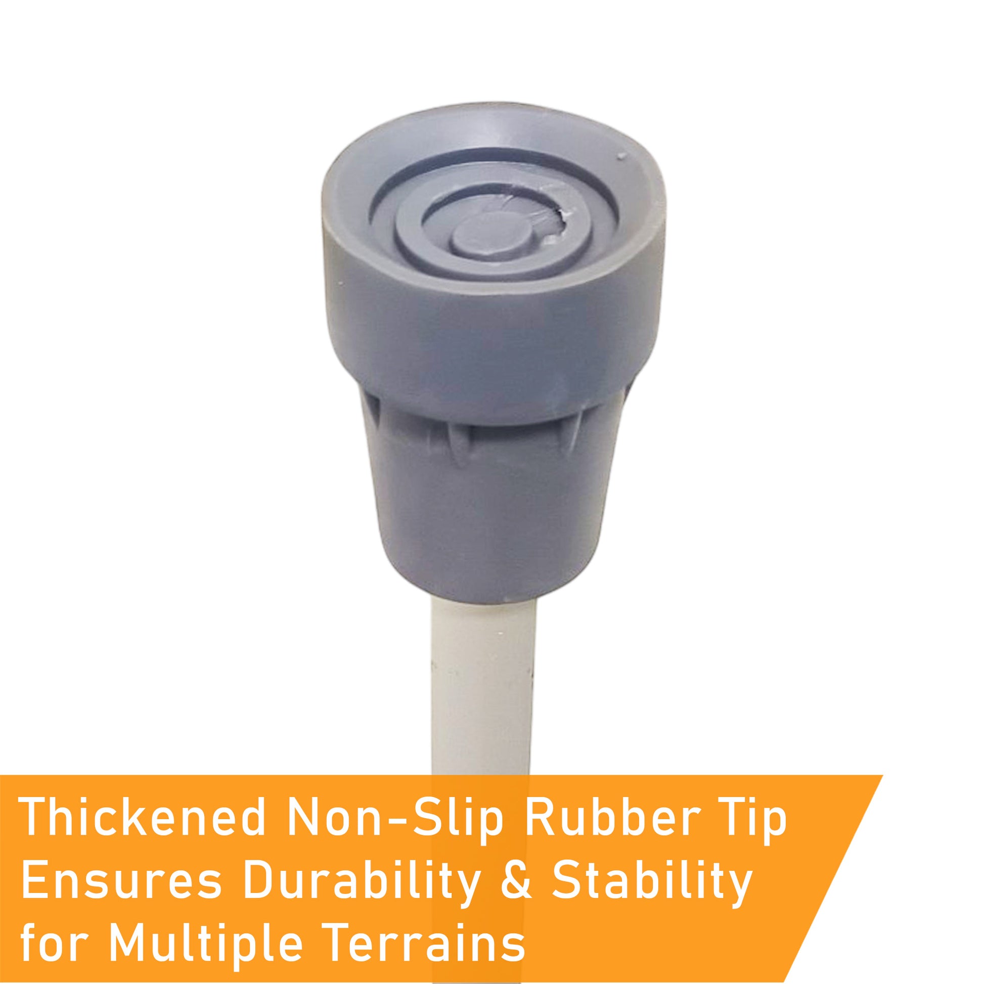 CR01 - ViN Foldable Detachable Lightweight Underarm Crutches With Height Adjustment