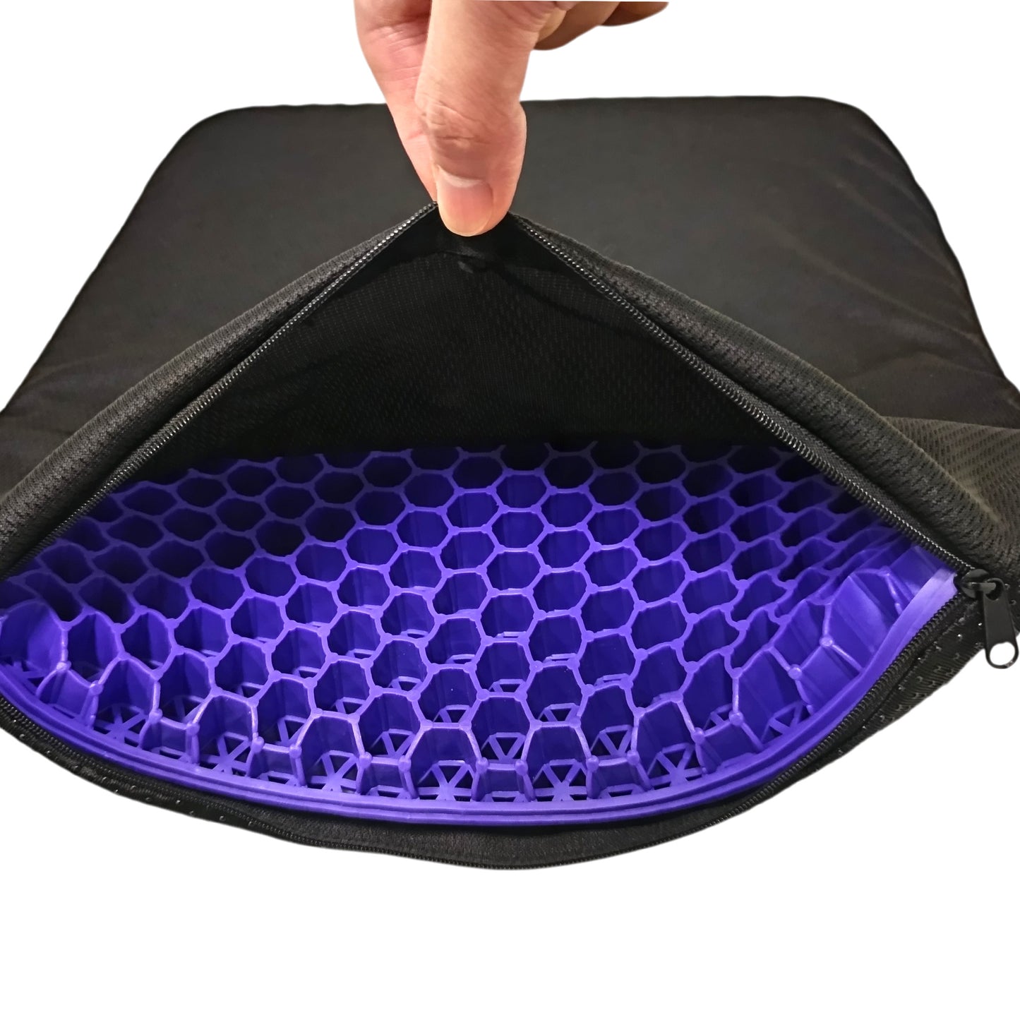 ViN C01 - Extra Thicken Gel Seat Cushion Stop Back & Sciatica Pain While Sitting!, for Car, Office & Wheelchair.
