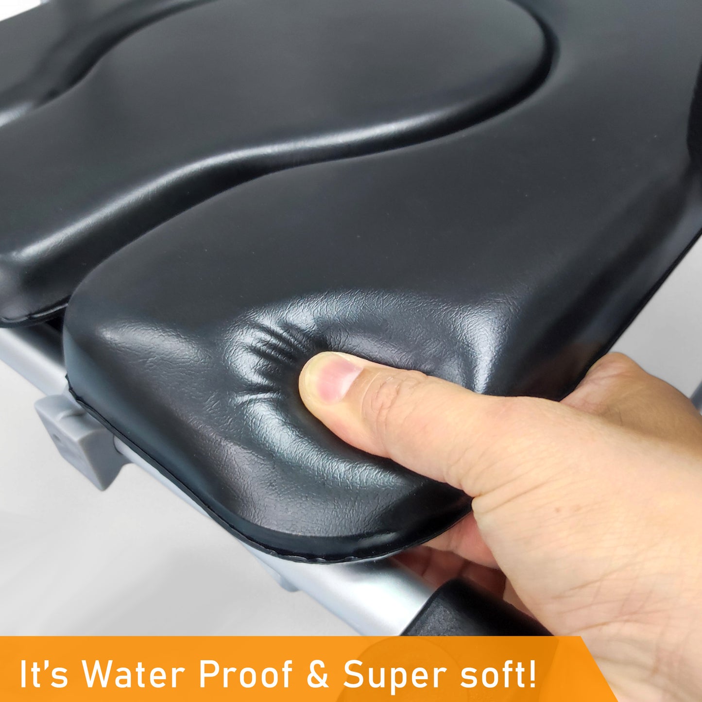 ViN Z05 | Shower Commode Indoor Wheelchair + Foldable + Adjustable height + 4 Lockable Wheels + Flip Down Armrest