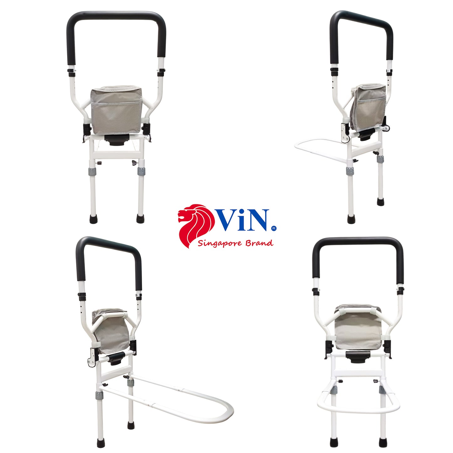 ViN BR05 |  Bedside Rail with Adjustable height & Foldable Flip Down Function