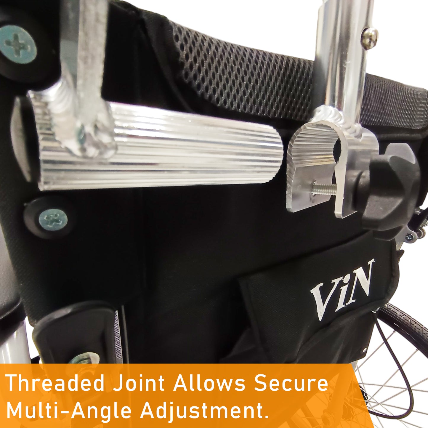 ViN HR-Red/Black - Adjustable High Headrest + Breathable + Quick and Easy Installation