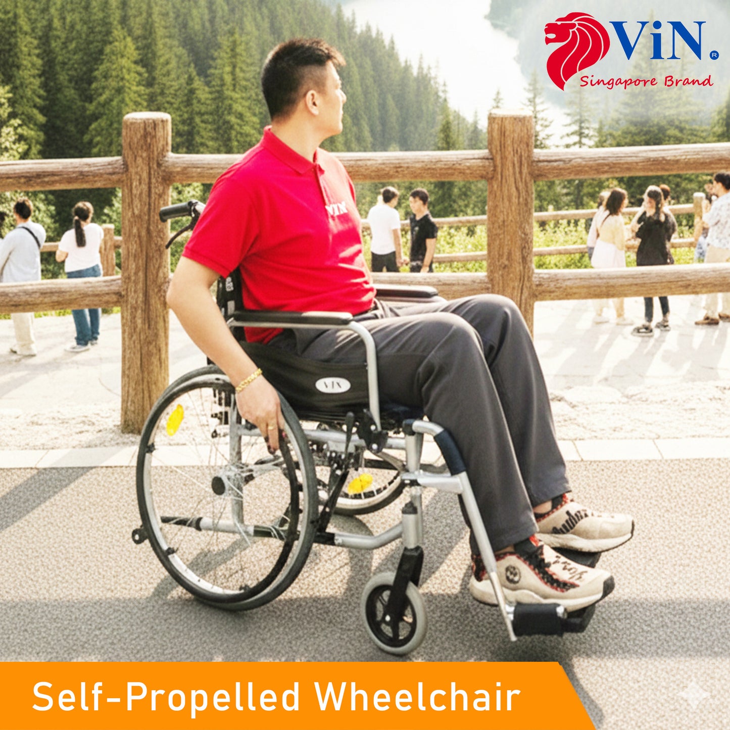 20 Inches seat width big wheelchair for large size user  bariatric wheelchair