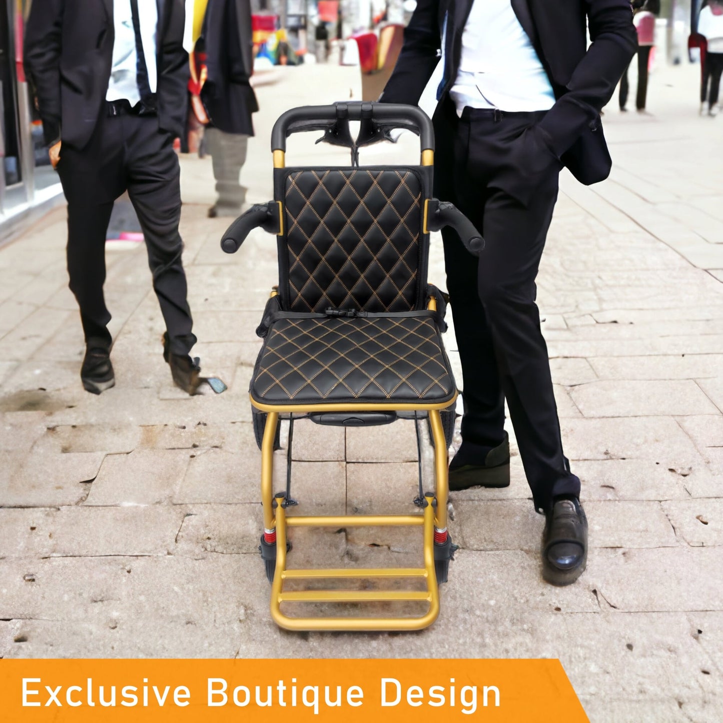 ViN-DA03 | Travel Pushchair -  Lightweight 9 kg Pushchair Hold 100 Kg + Armrest Flip Up Function with Luggage Pull handle & Carrier bag