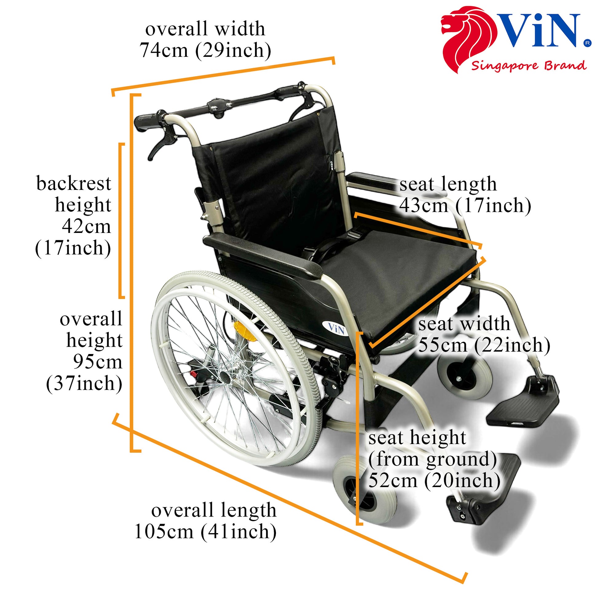 big lightweight wheelchair