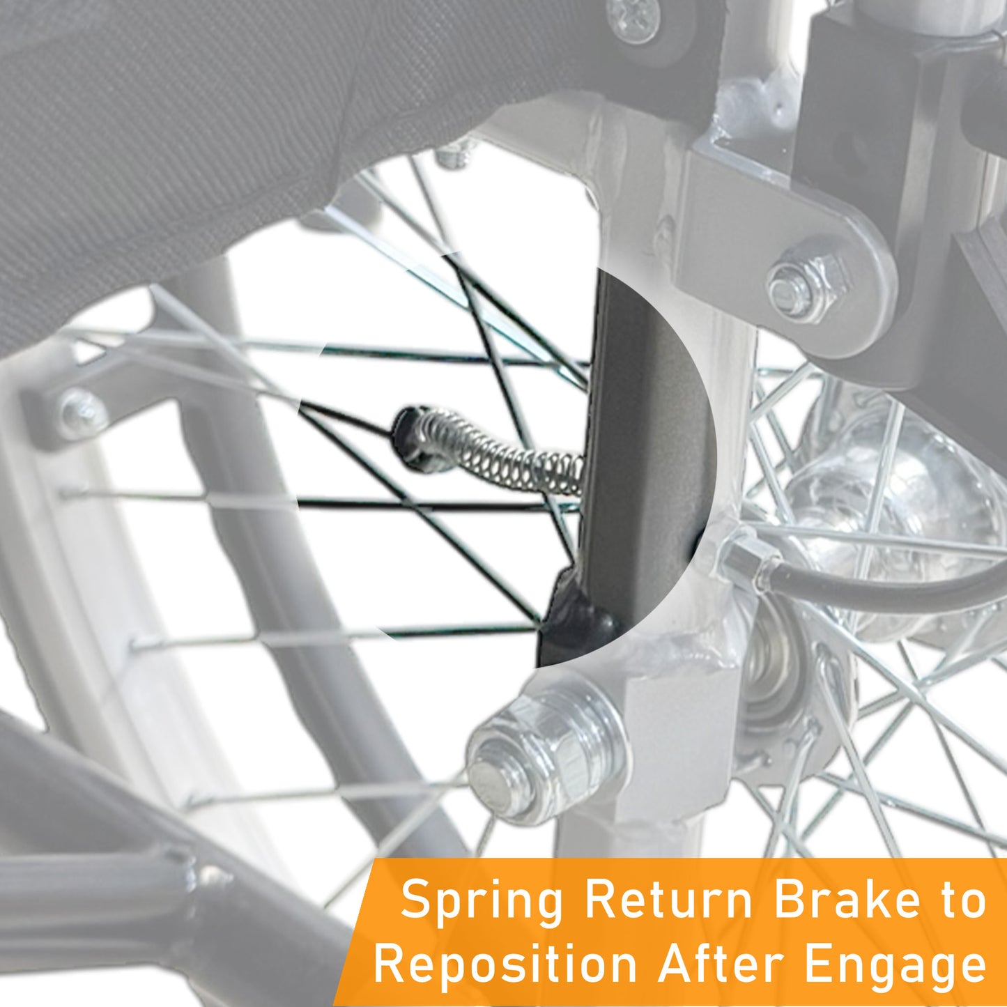 ViN-46A5M | Self Propelled Wheelchair  - Washable Cushion - Flip-up Armrest - Detachable Legrest - Anti Tipper