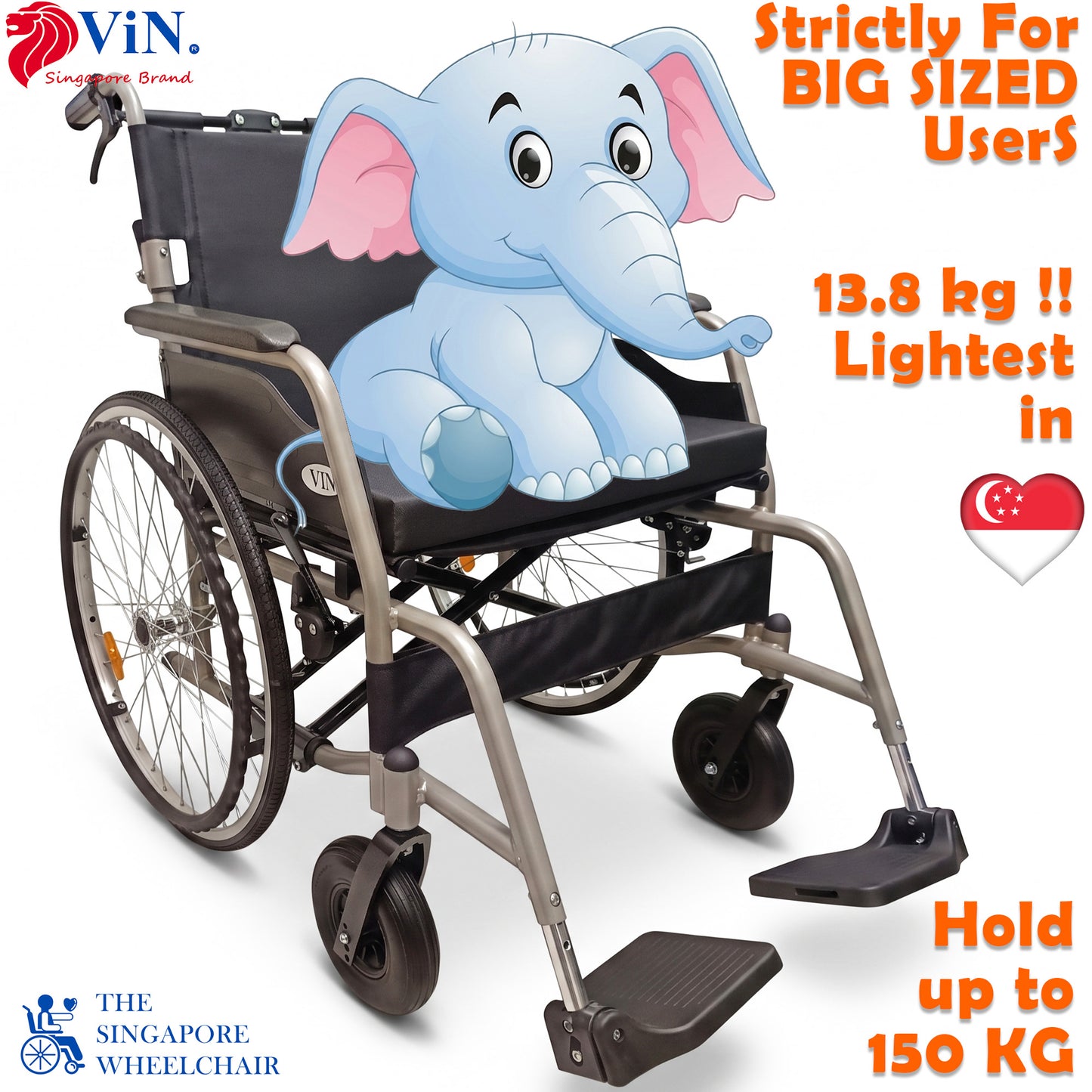 big lightweight wheelchair