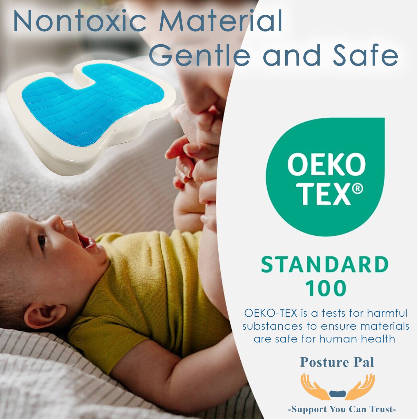 ViN-C02 - Premium Memory foam seat cushion with cooling gel