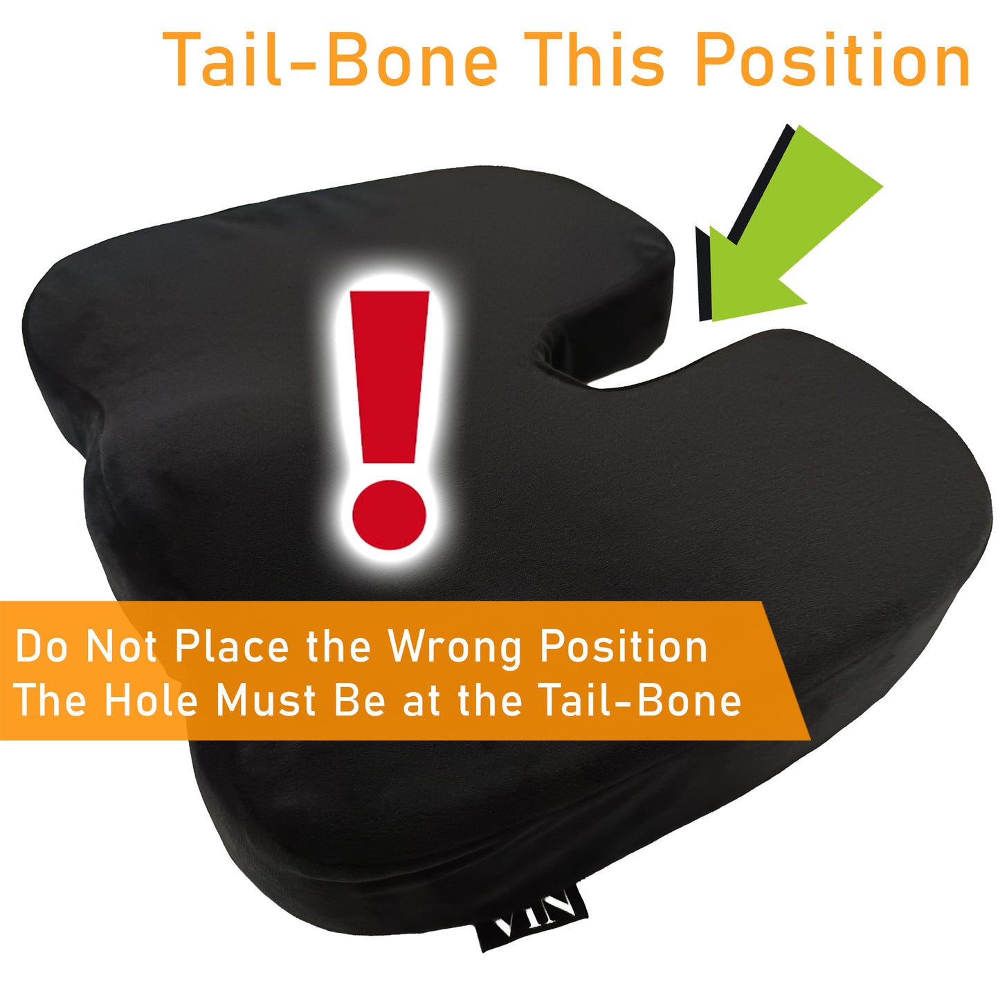 ViN-C02 - Premium Memory foam seat cushion with cooling gel