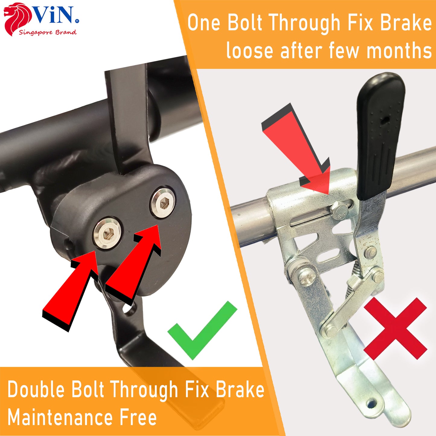 ViN-46A14 | Motorised Electric Wheelchair +Aluminium lightweight Anti Rust +Armrest Flip Up +Anti-Tipper
