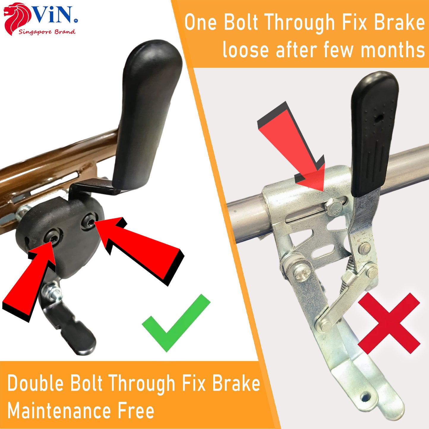 ViN-DY879 | Self Propelled Wheelchair - Flip-Up Armrest - Retractable Footrest - Anti Tipper