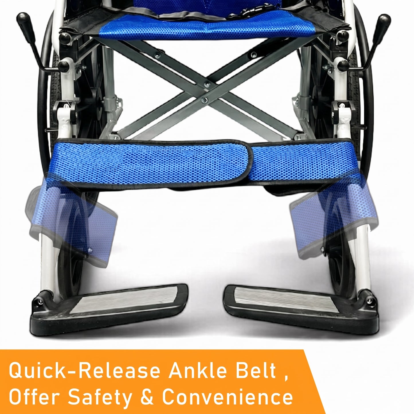ViN-32A Lightweight Wheelchair 11.5kg with Compact Retractable Footrest [Self-Propelled]