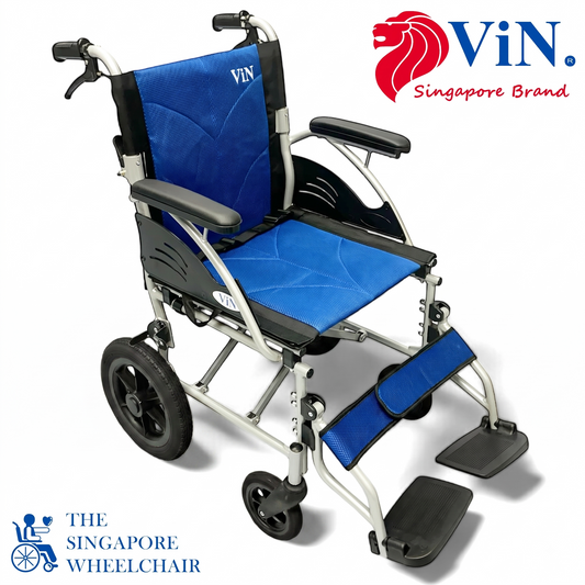 Lightweight Wheelchair 10kg with Compact Retractable Footrest [Pushchair]