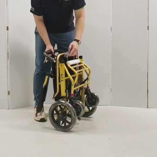 ViN-DA03 Travel wheelchair 9kg with Luggage Handle [Airline Approved]