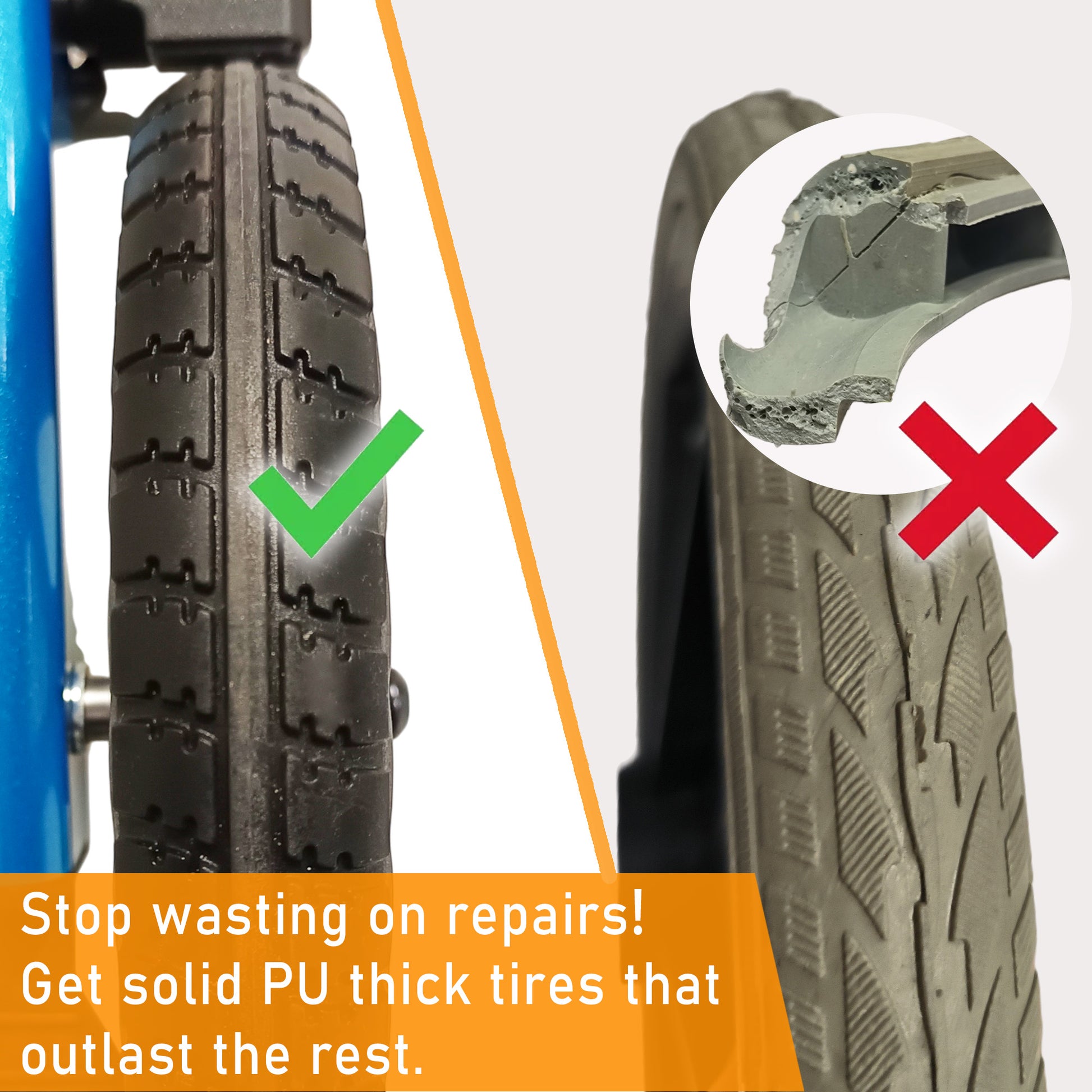 ViN-R1 lightweight rollator walker with adjustable height handles, flip-up footrest, suspension system, removable storage bag, and dual brake design.