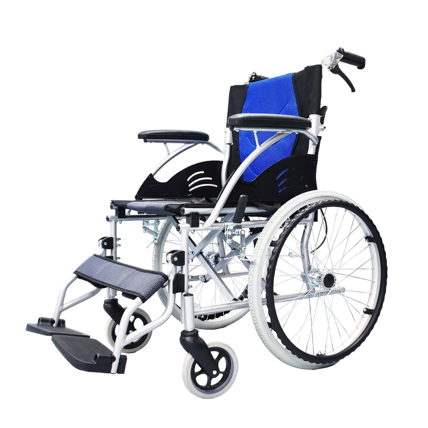 1.21 - "Model VIN 32A" Wheelchair - Retractable Footrest + Self Propelled